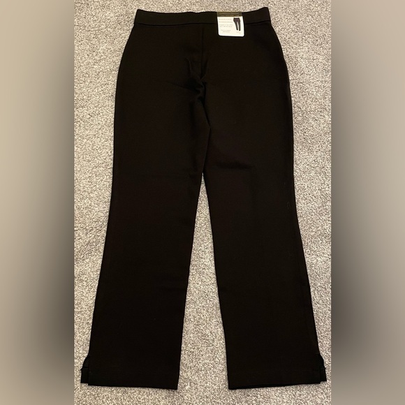 Christian Siriano New York Women's Size M Black Cropped Ponte Pants MSRP $79 - Picture 10 of 13